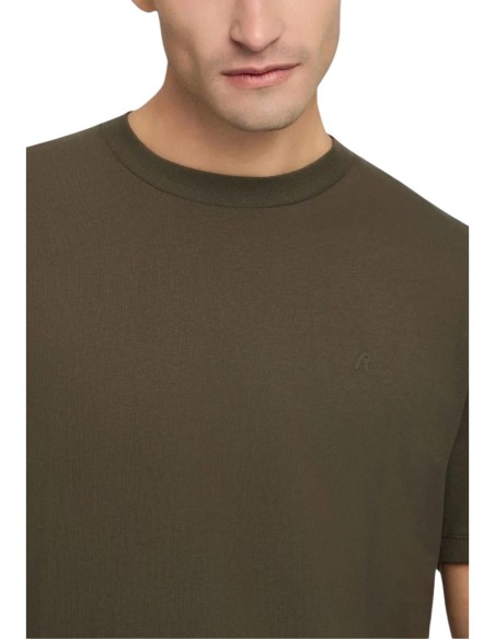 Replay T-shirt homme vert coton