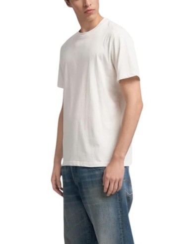 Replay T-shirt homme blanc coton