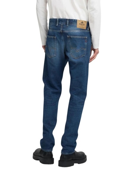 Replay Jean homme bleu coton