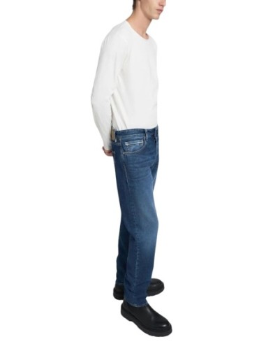 Replay Jean homme bleu coton