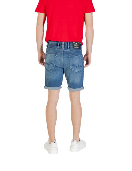 Replay Bermuda homme bleu