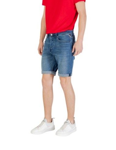 Replay Bermuda homme bleu