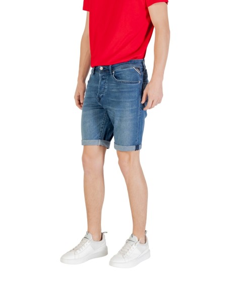 Replay Bermuda homme bleu