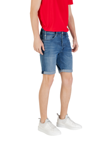 Replay Bermuda homme bleu