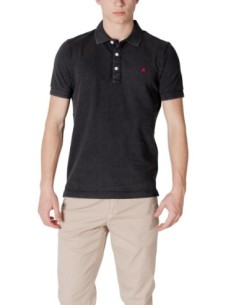 Replay Polo homme noir coton