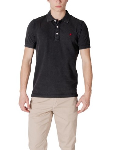 Replay Polo homme noir coton