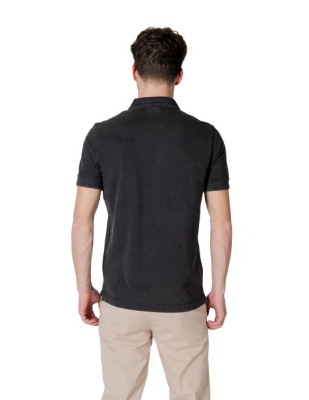 Replay Polo homme noir coton