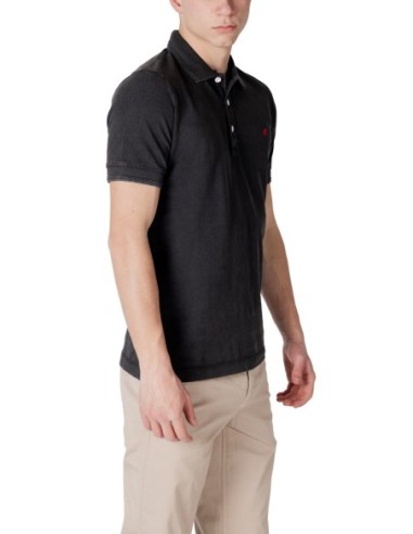 Replay Polo homme noir coton