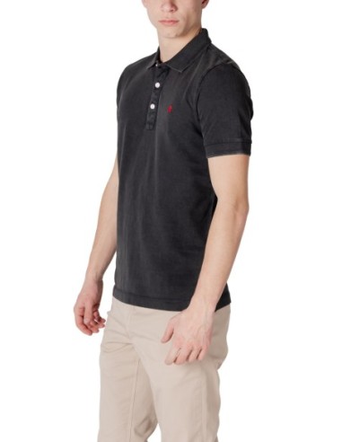 Replay Polo homme noir coton