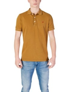 Replay Polo homme jaune coton