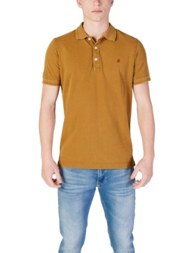 Replay Polo homme jaune coton