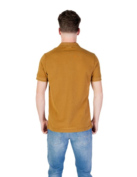 Replay Polo homme jaune coton