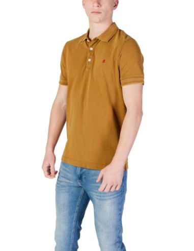 Replay Polo homme jaune coton