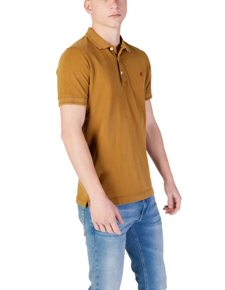 Replay Polo homme jaune coton