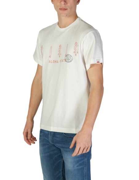 Replay T-shirt homme blanc coton