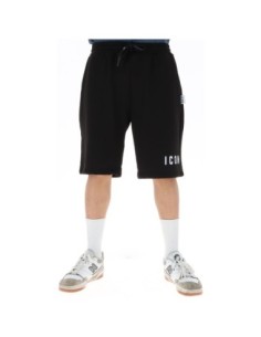 Icon Bermuda homme noir lacets