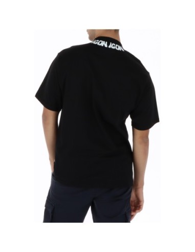 Icon T‑shirt homme noir imprimé