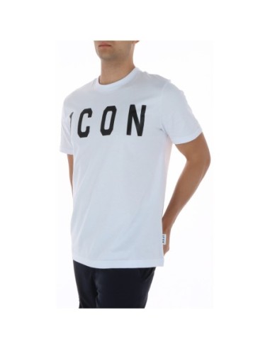 Icon T‑shirt homme blanc coton