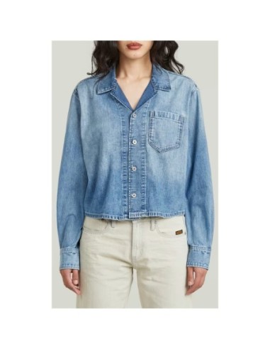 G‑Star Veste femme bleu azur