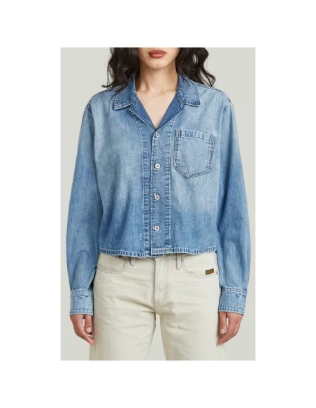 G‑Star Veste femme bleu azur