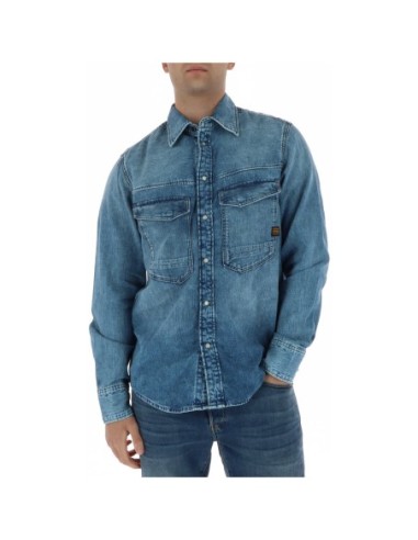 G‑Star Chemise homme bleue