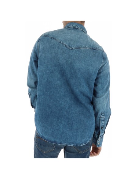 G‑Star Chemise homme bleue