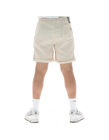 Lyle & Scott Bermuda homme lin beige lacets