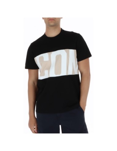 Icon T‑shirt homme noir coton