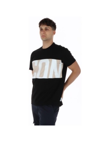 Icon T‑shirt homme noir coton