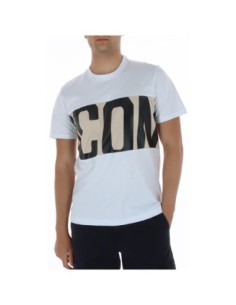 Icon T‑shirt homme blanc imprimé