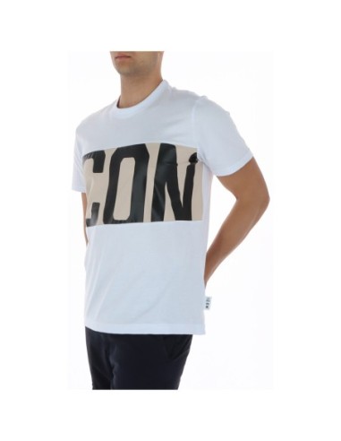Icon T‑shirt homme blanc imprimé