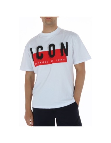 Icon T‑shirt homme blanc coton