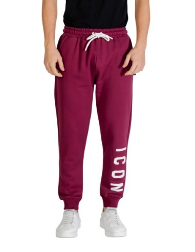 Icon Pantalon homme bordeaux