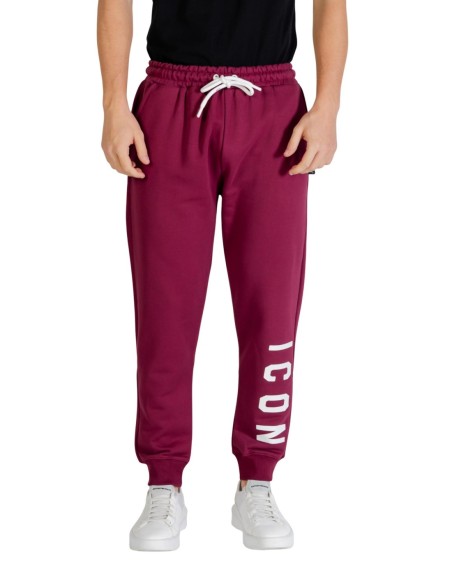 Icon Pantalon homme bordeaux