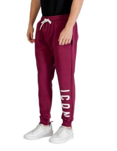 Icon Pantalon homme bordeaux