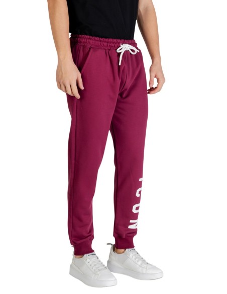 Icon Pantalon homme bordeaux