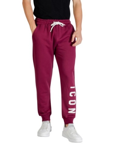 Icon Pantalon homme bordeaux