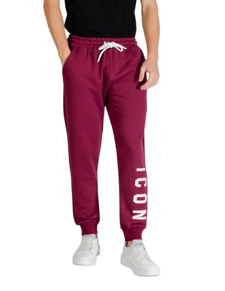 Icon Pantalon homme bordeaux