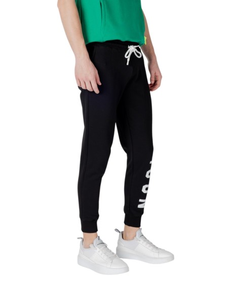 Icon Pantalon homme noir rayé