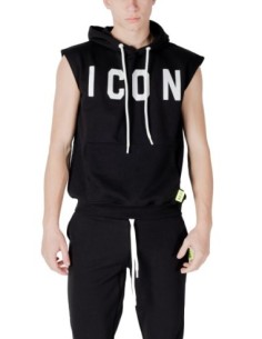 Icon Sweat homme noir sans manches