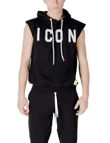 Icon Sweat homme noir sans manches