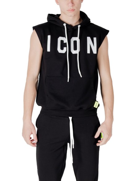 Icon Sweat homme noir sans manches