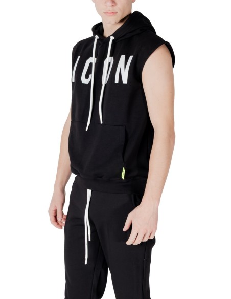 Icon Sweat homme noir sans manches