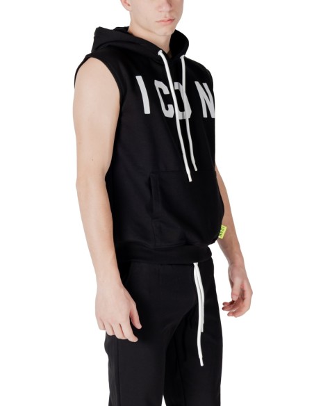 Icon Sweat homme noir sans manches