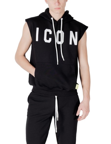 Icon Sweat homme noir sans manches