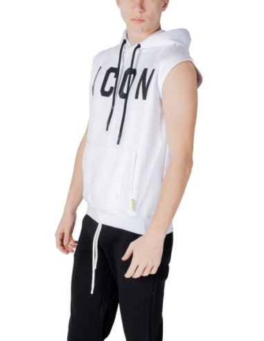 Icon Sweat homme blanc sans manches