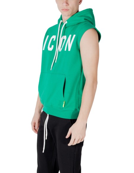 Icon Sweat homme vert sans manches