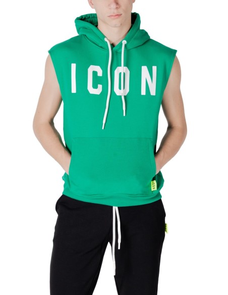 Icon Sweat homme vert sans manches
