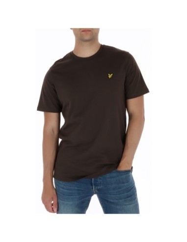 Lyle & Scott T-shirt homme marron