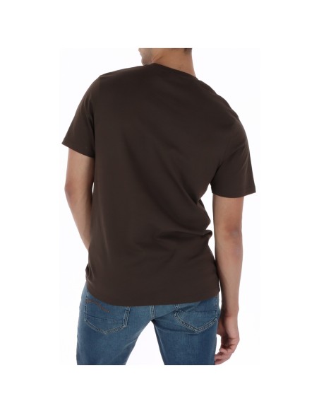 Lyle & Scott T-shirt homme marron